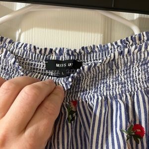Miss me off the shoulder blouse